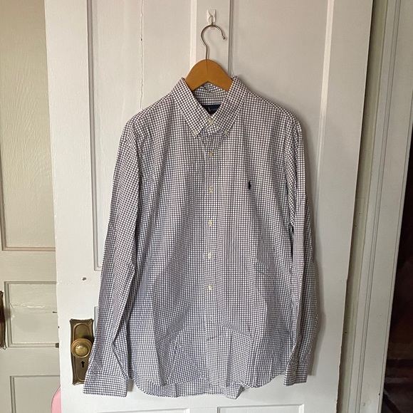 Ralph Lauren Men's Checkered Shirt - Black and White - Picture 1 of 4